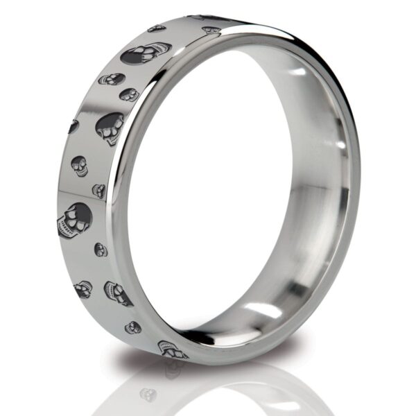 Стальное эрекционное кольцо с гравировкой Duke – 5,1 см.