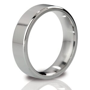 Стальное полированное эрекционное кольцо Duke – 5,5 см.